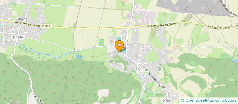 localisation de l'entreprise FIRST PARTNER  IZEAUX