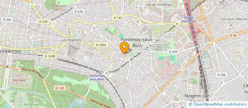 localisation de l'entreprise FIRST PENGUIN INVEST à FONTENAY-SOUS-BOIS