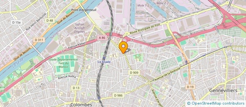 localisation de l'entreprise FIRST PIZZA à COLOMBES