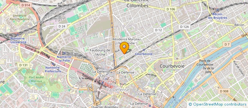 localisation de l'entreprise FIRST PRESTIGES à COURBEVOIE