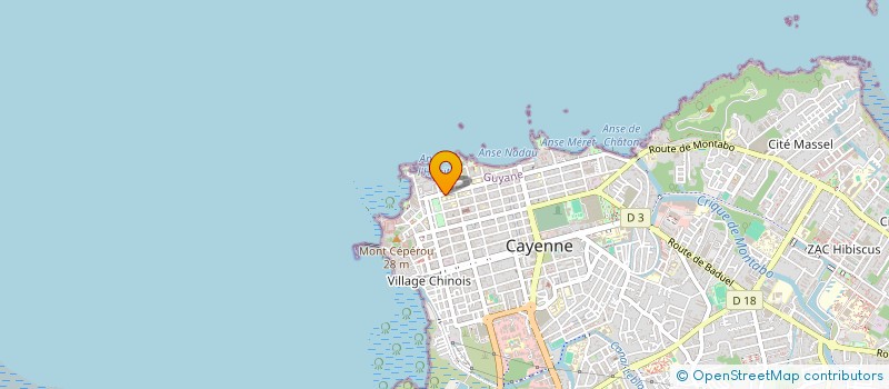 localisation de l'entreprise FIRST PRO GUYANE  CAYENNE