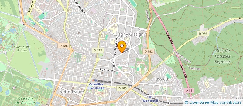 localisation de l'entreprise FIRST REALTY à VERSAILLES