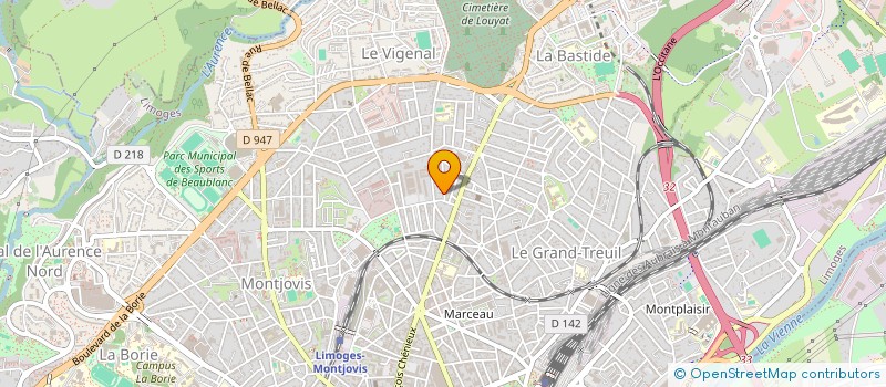 localisation de l'entreprise FIRST RESEAU à LIMOGES