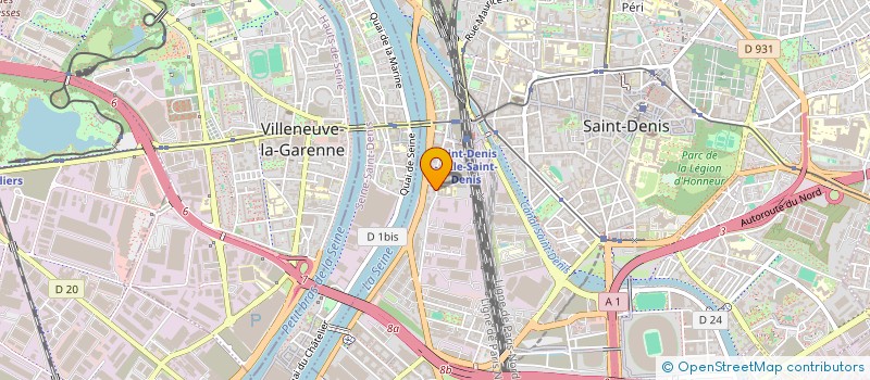 localisation de l'entreprise FIRST SA à SAINT-DENIS