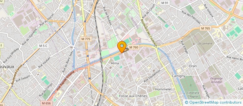 localisation de l'entreprise FIRST SECURITE PRIVEE à ROUBAIX