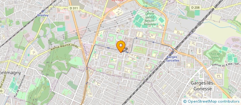 localisation de l'entreprise FIRST SECURITE PRIVEE à SARCELLES