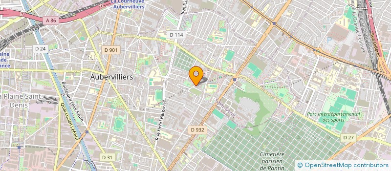 localisation de l'entreprise FIRST SERVICES à AUBERVILLIERS