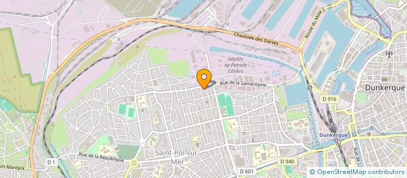 localisation de l'entreprise FIRST SPORT SANTE à DUNKERQUE