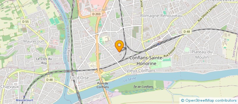 localisation de l'entreprise FIRST STAR TRANSPORT  CONFLANS-SAINTE-HONORINE