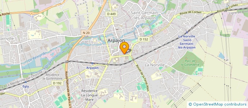 localisation de l'entreprise FIRST STORE à ARPAJON