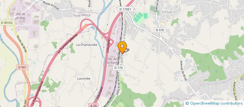 localisation de l'entreprise FIRST STORY  USSAC