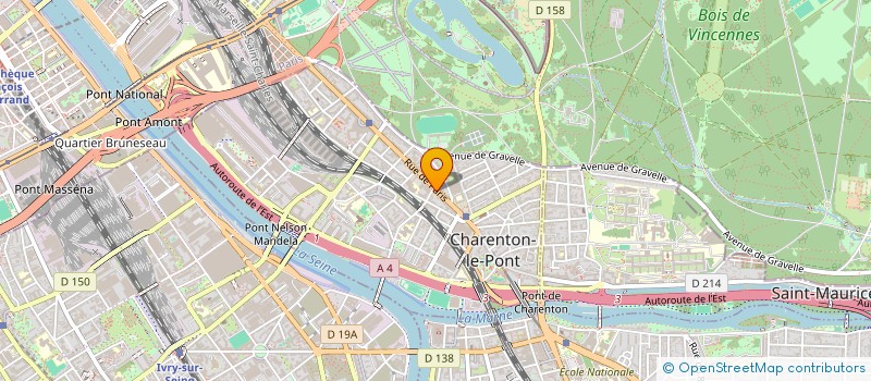 localisation de l'entreprise FIRST TRAVEL  CHARENTON-LE-PONT