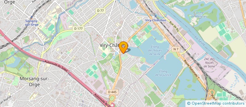 localisation de l'entreprise FIRST TRAVEL PARIS à VIRY-CHATILLON
