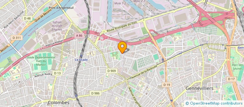 localisation de l'entreprise FIRST VALET SERVICES à COLOMBES