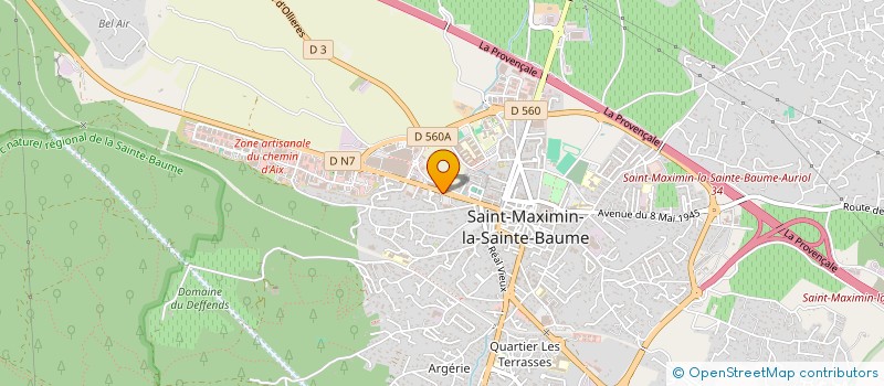 localisation de l'entreprise FIRST WINE  SAINT-MAXIMIN-LA-SAINTE-BAUME