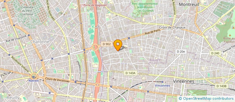 localisation de l'entreprise FIRSTFIT ACADEMY à MONTREUIL