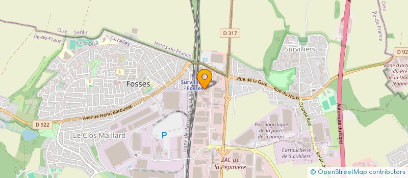 localisation de l'entreprise FIRSTINOX à NOGENT-SUR-OISE