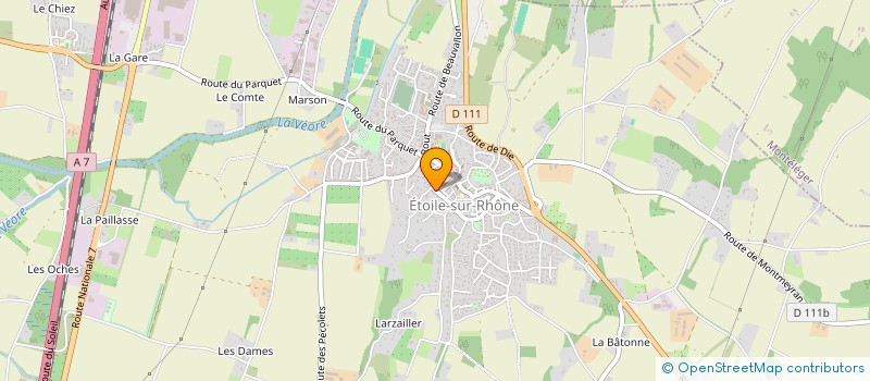 localisation de l'entreprise FIRSTLY  ETOILE-SUR-RHONE