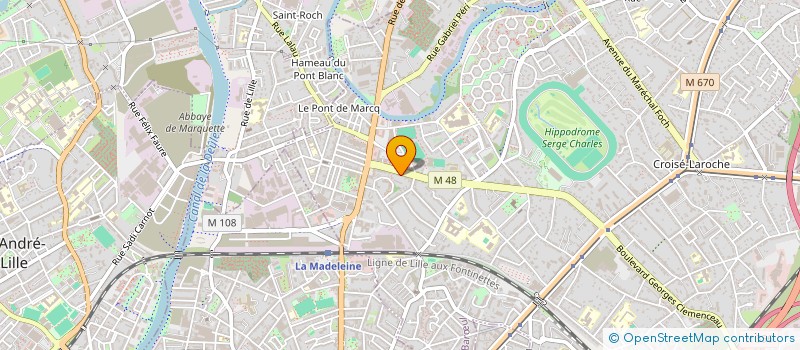 localisation de l'entreprise FIRSTMARCQ à MARCQ-EN-BARŒUL