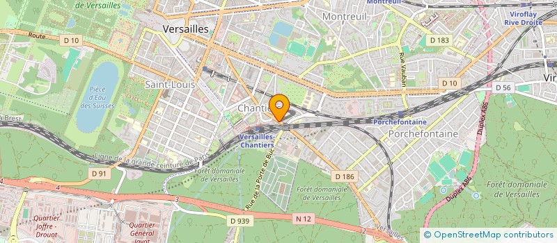 localisation de l'entreprise FIRT à VERSAILLES