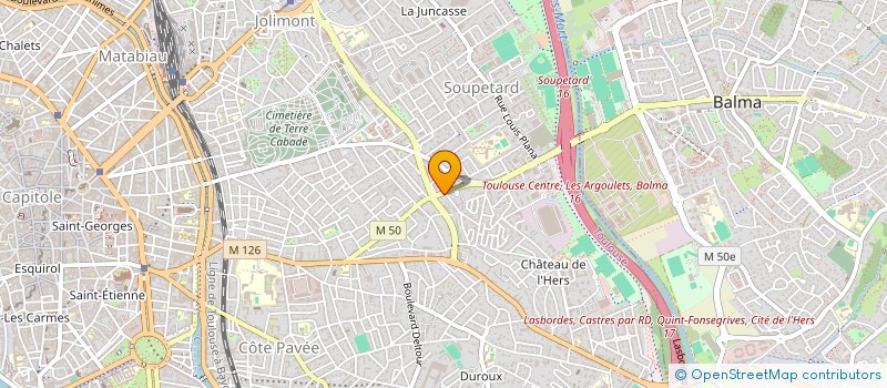 localisation de l'entreprise FIS PEINTURE à TOULOUSE