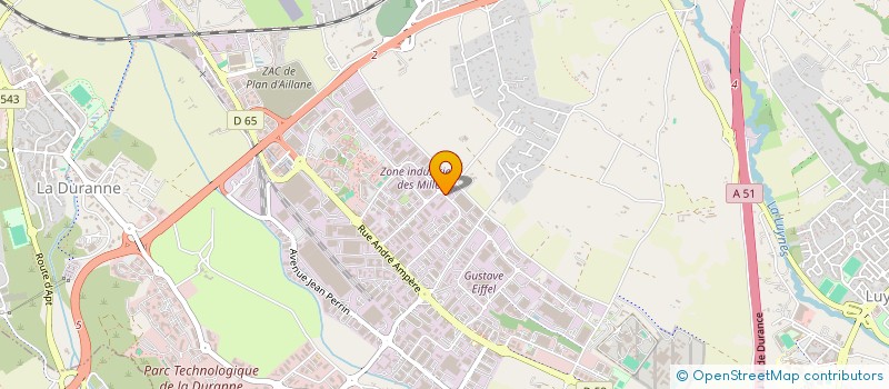 localisation de l'entreprise FISA à AIX-EN-PROVENCE