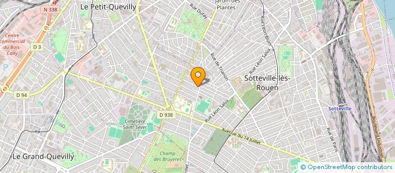 localisation de l'entreprise FISAB  SOTTEVILLE-LES-ROUEN