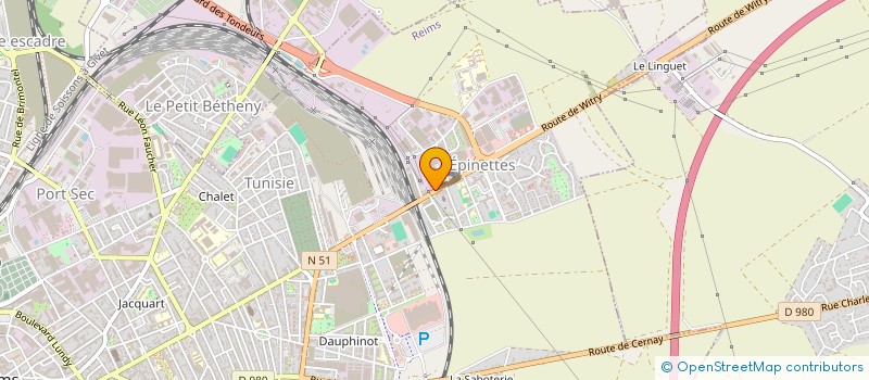 localisation de l'entreprise FISAE  REIMS