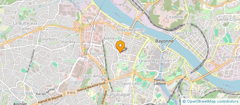 localisation de l'entreprise FISALEZ RESSOURCES HUMAINES à BAYONNE