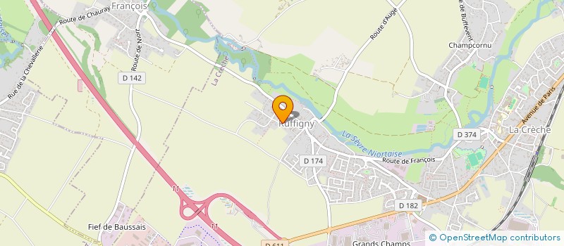 localisation de l'entreprise FISCAL.IA  LA CRECHE