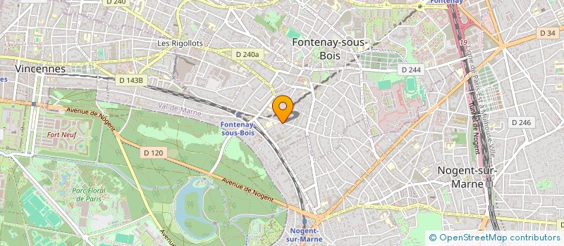 localisation de l'entreprise FISCAL SOLUTIONS à FONTENAY-SOUS-BOIS