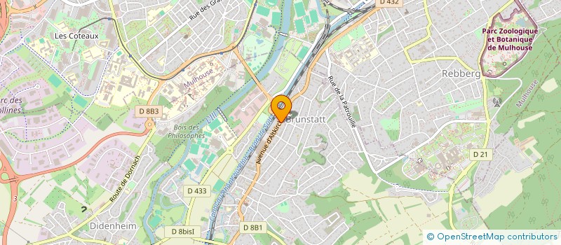 localisation de l'entreprise FISCHER AND GREEN  BRUNSTATT-DIDENHEIM