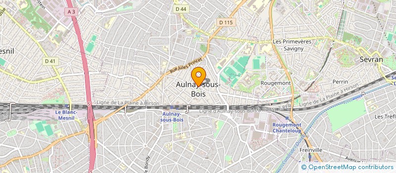 localisation de l'entreprise FISCHER ECHAFAUDAGES à AULNAY-SOUS-BOIS