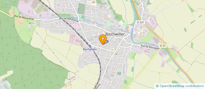 localisation de l'entreprise FISCHER ET FILS à BISCHWILLER