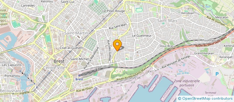 localisation de l'entreprise FISCHER FLUIDES à BREST