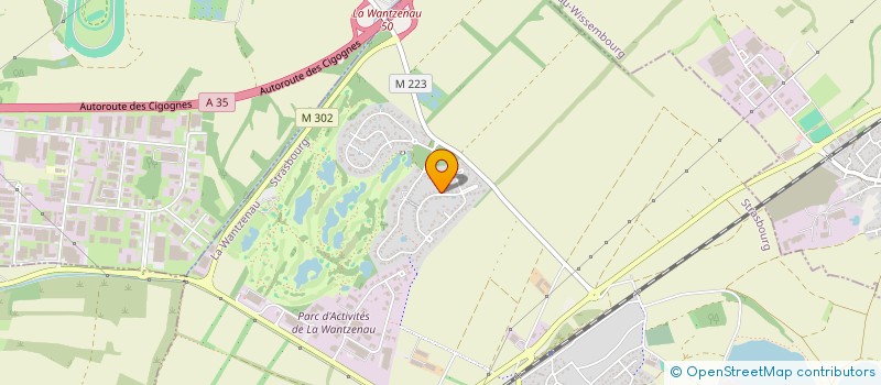 localisation de l'entreprise FISCHERGASS  LA WANTZENAU