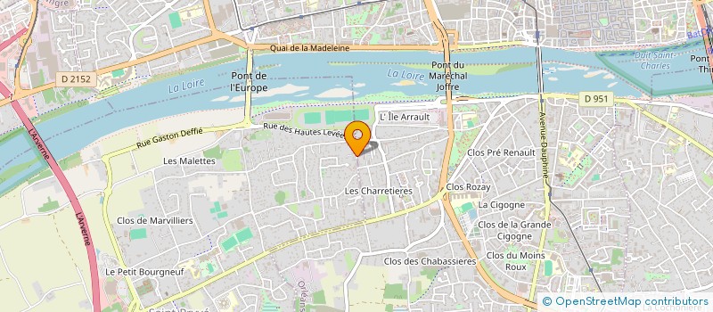 localisation de l'entreprise FISCHERS CONSEILS à ORLEANS