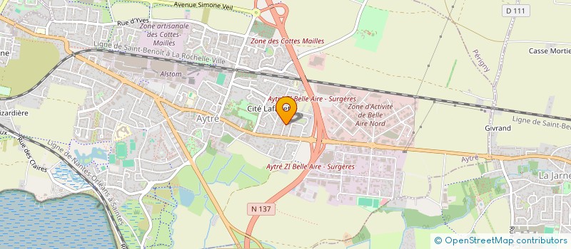 localisation de l'entreprise FISCHEY IMMOBILIER  LA ROCHELLE