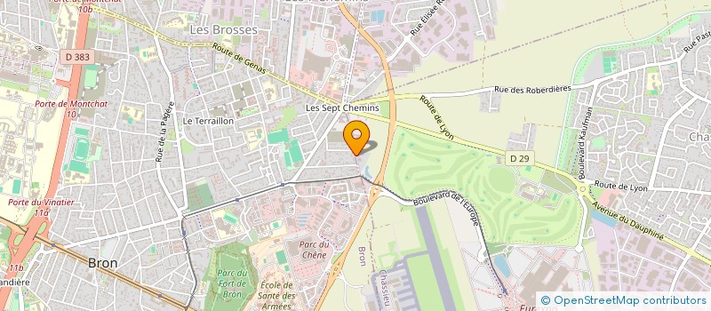 localisation de l'entreprise FISE  CHASSIEU