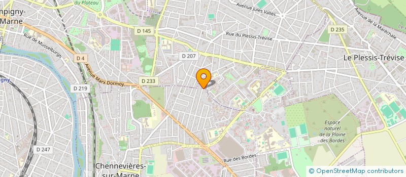 localisation de l'entreprise FISH à CHENNEVIERES-SUR-MARNE
