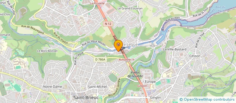 localisation de l'entreprise FISH AND CRUISE RACING à SAINT-BRIEUC