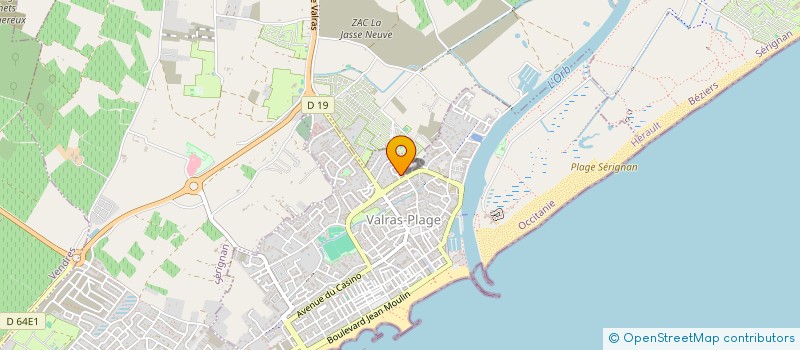 localisation de l'entreprise FISH AND SAIL  VALRAS-PLAGE