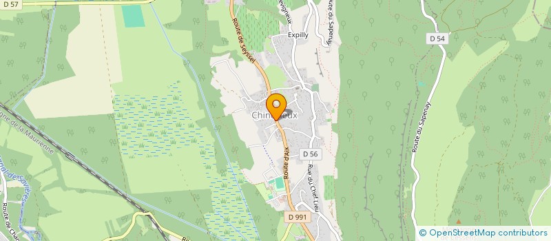 localisation de l'entreprise FISH & CHIPS  CHINDRIEUX