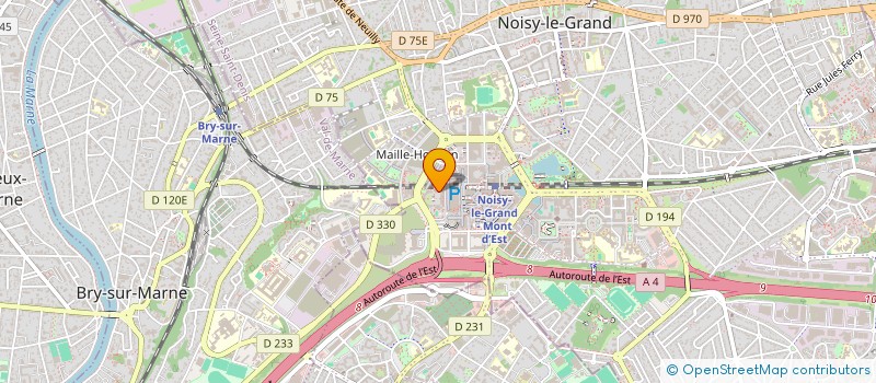 localisation de l'entreprise FISH ET CHIPS  NOISY-LE-GRAND