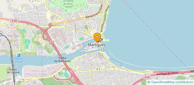 localisation de l'entreprise FISH GROUP à MARTIGUES