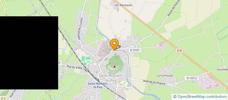 localisation de l'entreprise FISH LOISIRS 42  SAINT-ROMAIN-LE-PUY