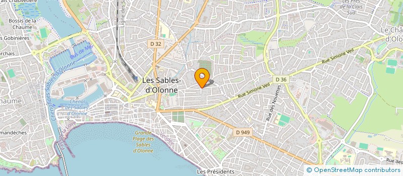 localisation de l'entreprise FISH MER à LES SABLES D'OLONNE