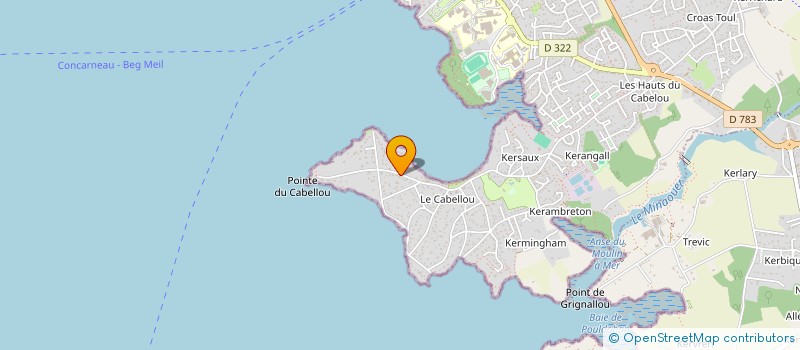 localisation de l'entreprise FISH SERVICES à CONCARNEAU