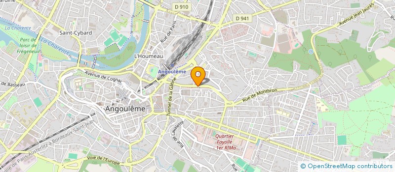 localisation de l'entreprise FISH UP PHILMS à ANGOULEME