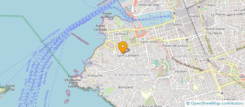 localisation de l'entreprise FISHING ACADEMY à MARSEILLE